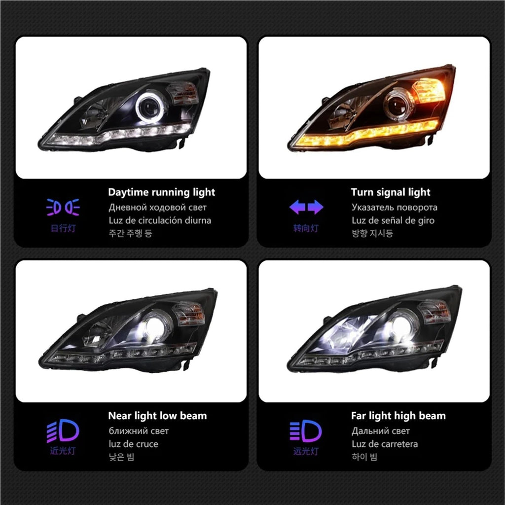 Car Headlight LED DRL Double Lens C369