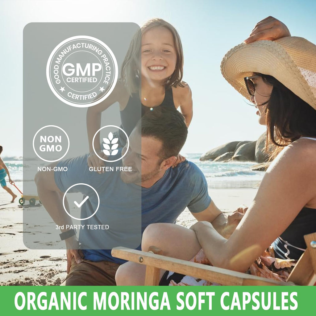 Organic Moringa Oleifera Softgels V290436