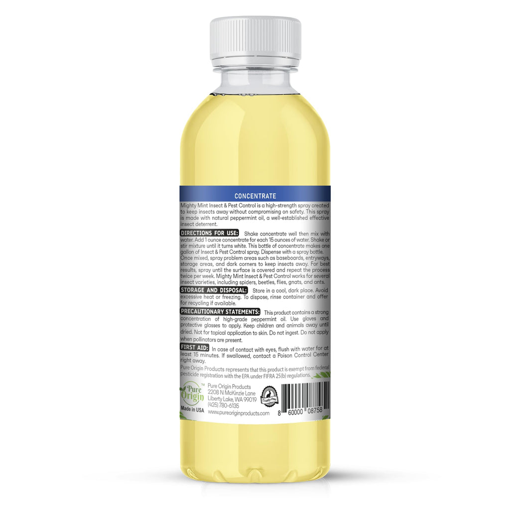 Peppermint Oil Insect Repellent Concentrate, 8 oz U319