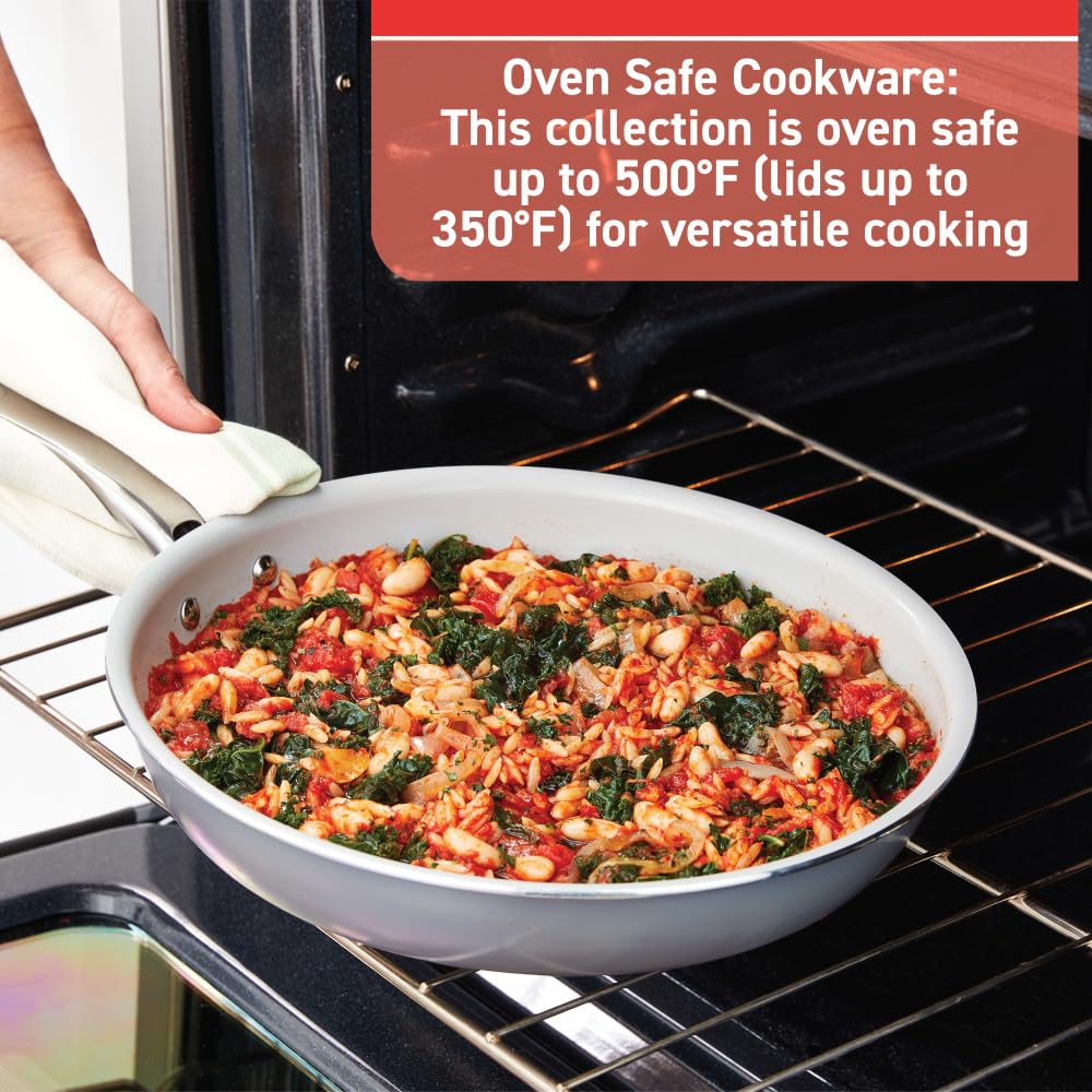 12 Piece Recycled Ceramic Non Stick Cookware Set S73820