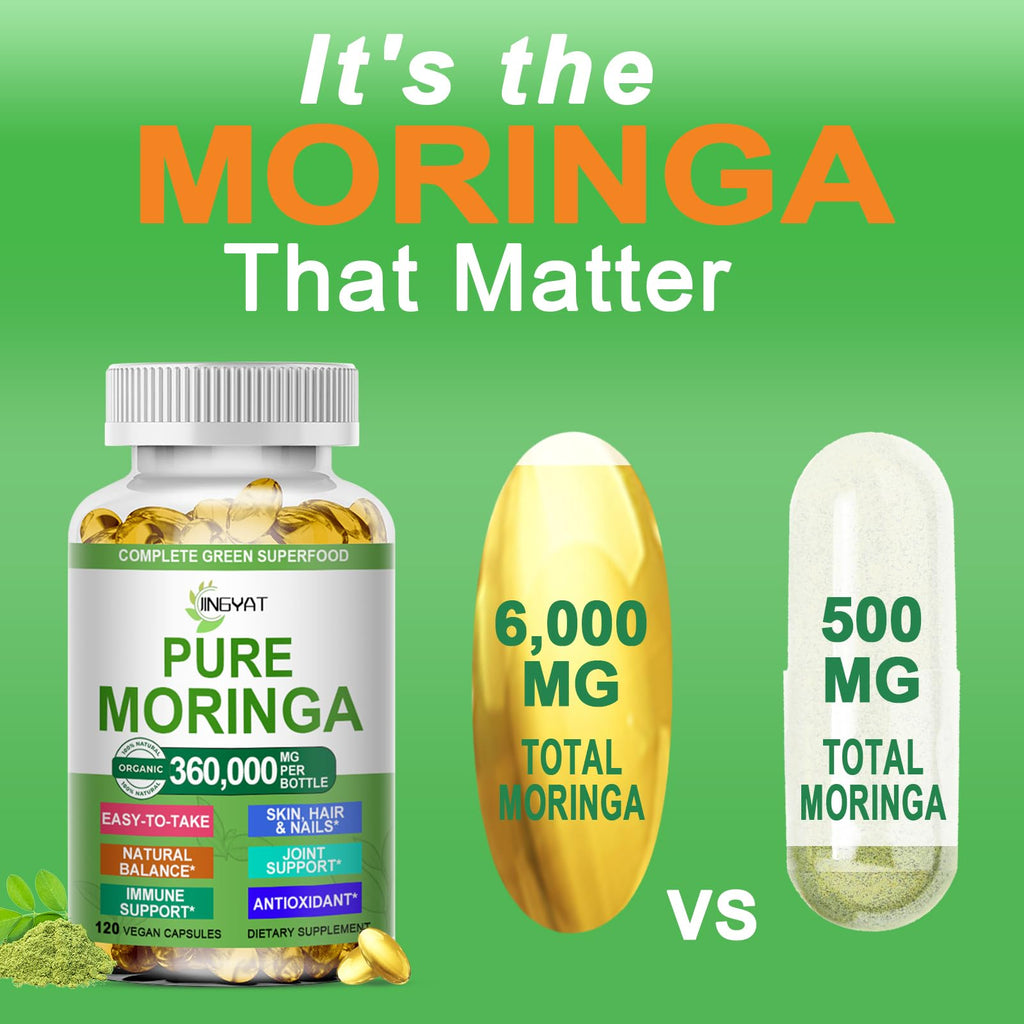 Organic Moringa Oleifera Softgels V290436