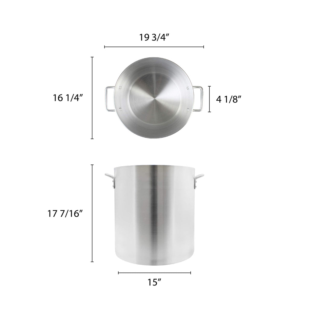 60 Quart Aluminum Stock Pot J590