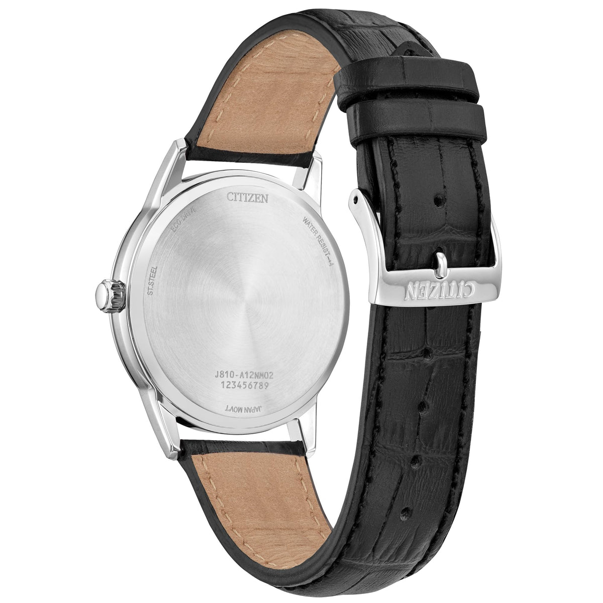Men's Leather Strap Watch N697