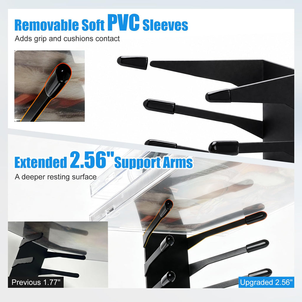 Anti-Drop CD Storage Shelf Wall Mount 4 Pack Y54872