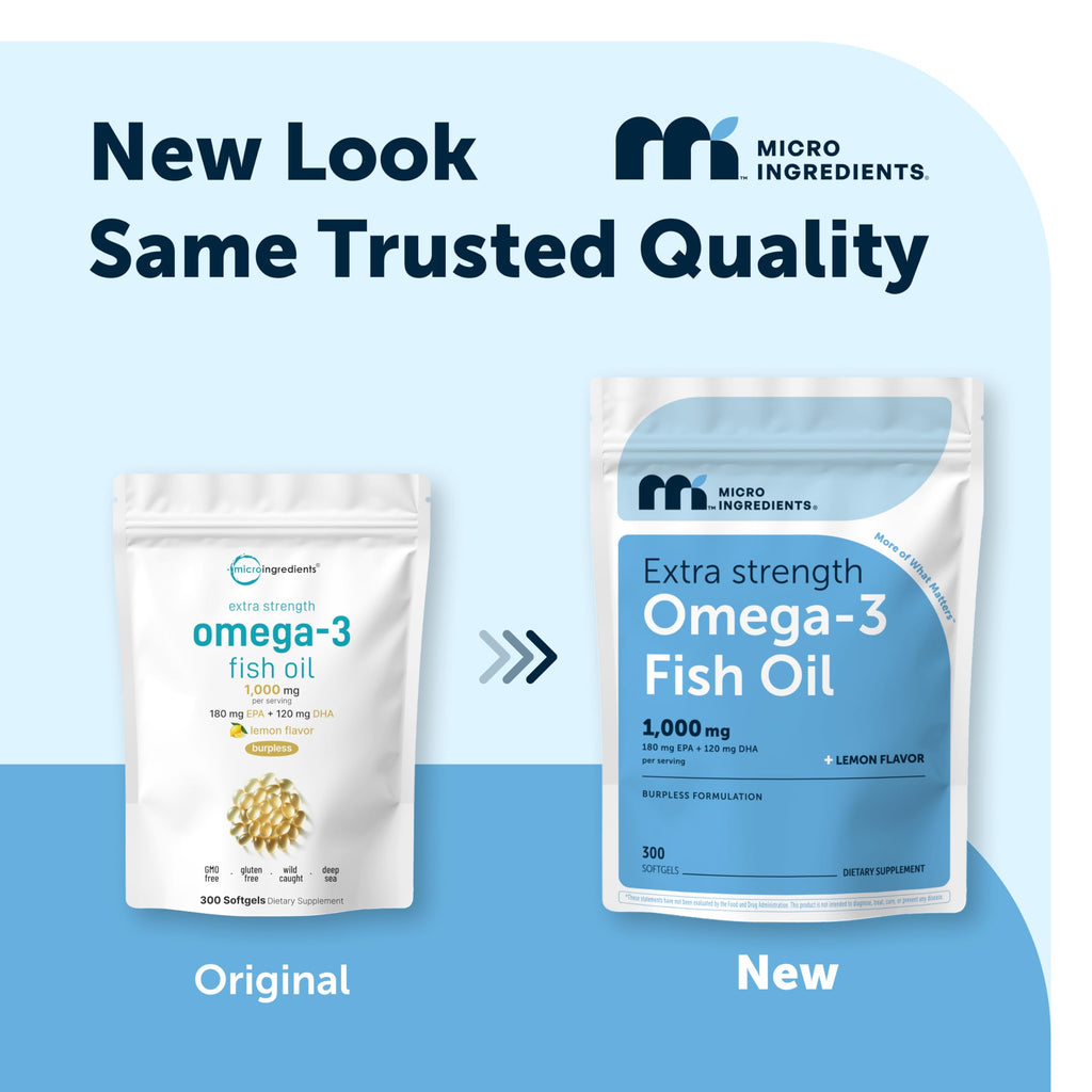 Omega-3 Fish Oil 1,000mg 300 Softgels Lemon Flavored M901