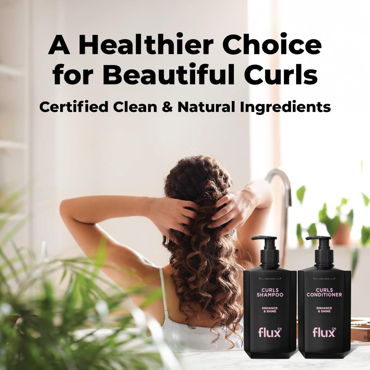 Curly Hair Shampoo & Conditioner Set Sulfate-Free 8 fl oz Z2944