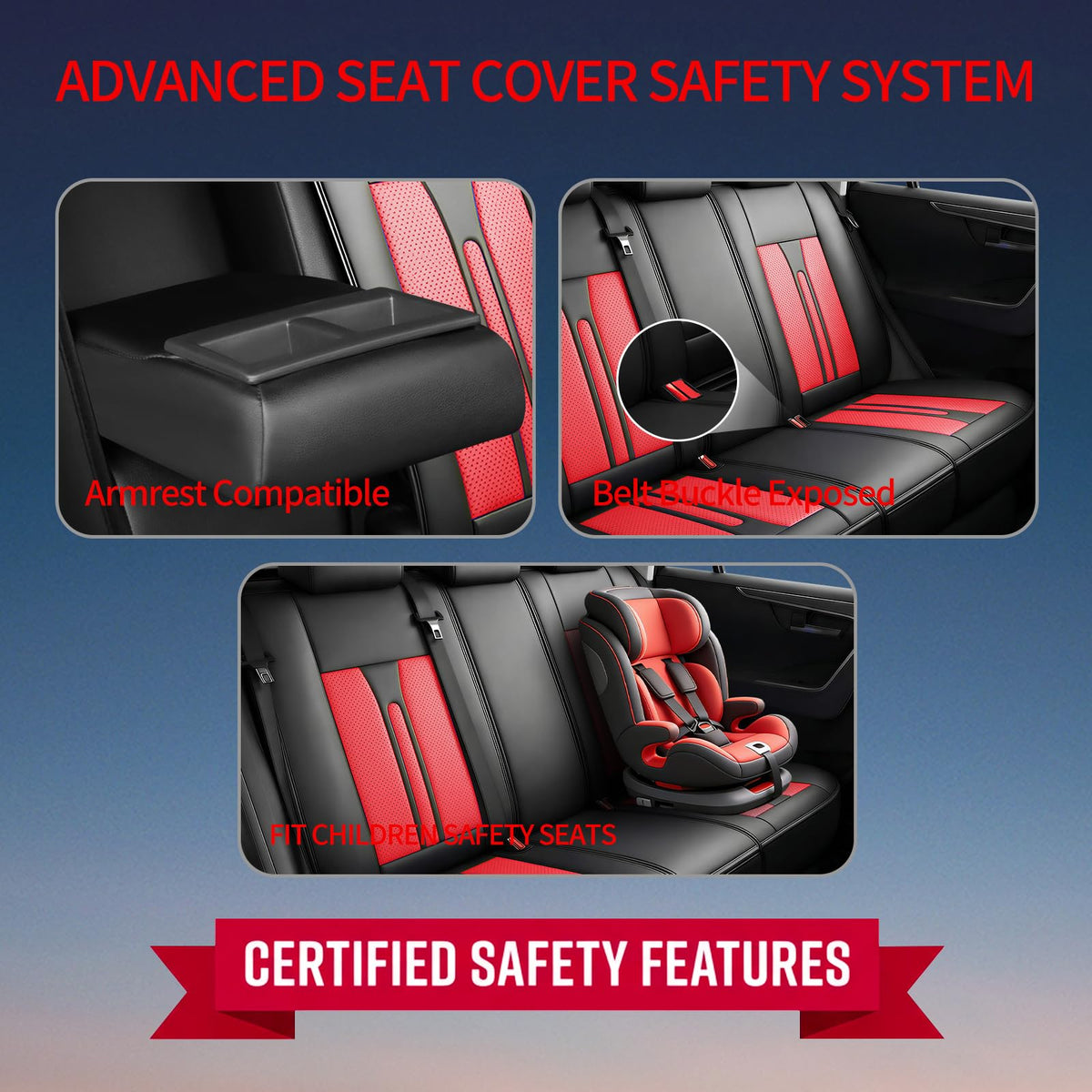Car Seat Covers Full Set 5 Seat N96242
