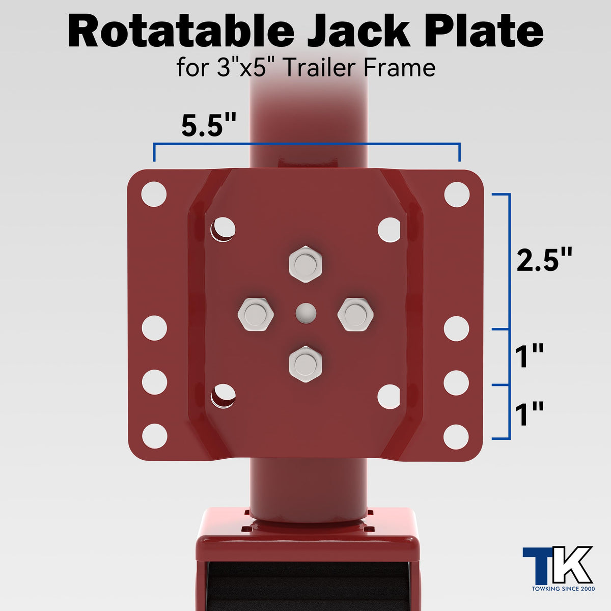 2000 lbs Swivel Trailer Jack with 8" Wheel R78518