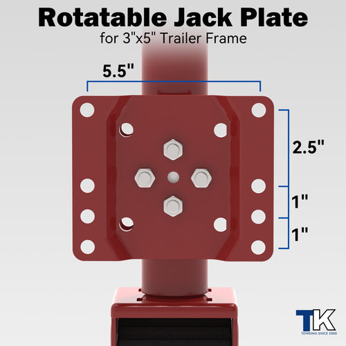 2000 lbs Swivel Trailer Jack with 8" Wheel R78518