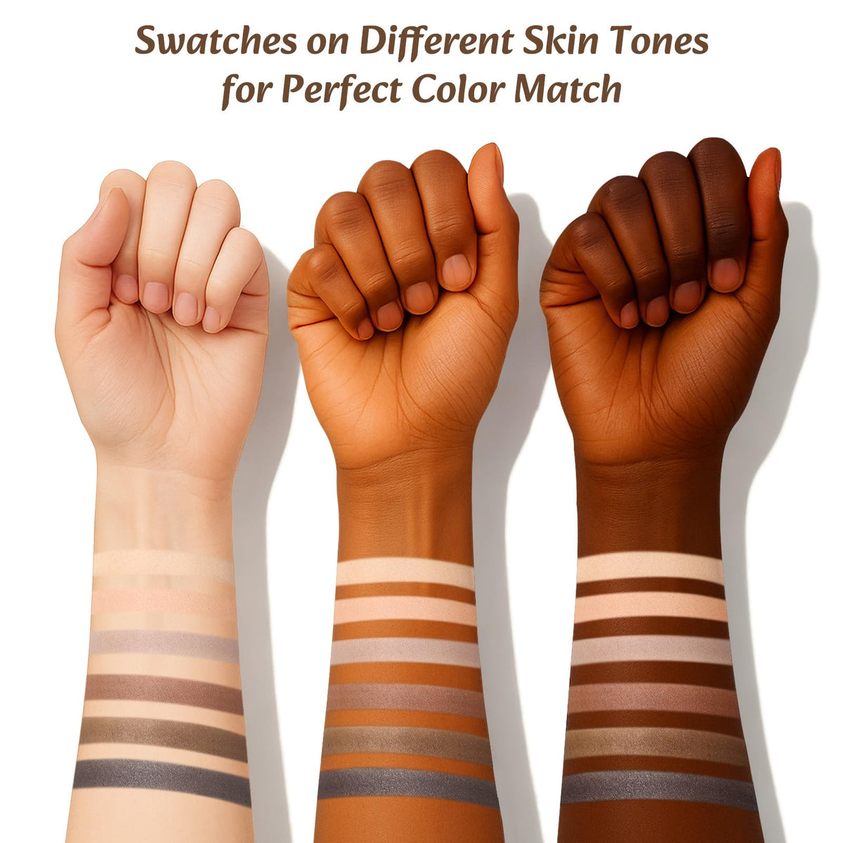 Nude Matte 6 Colors Mini Eyeshadow Palette with Mirror N171
