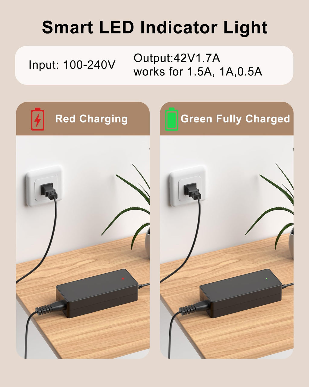 42V Electric Scooter Charger A351