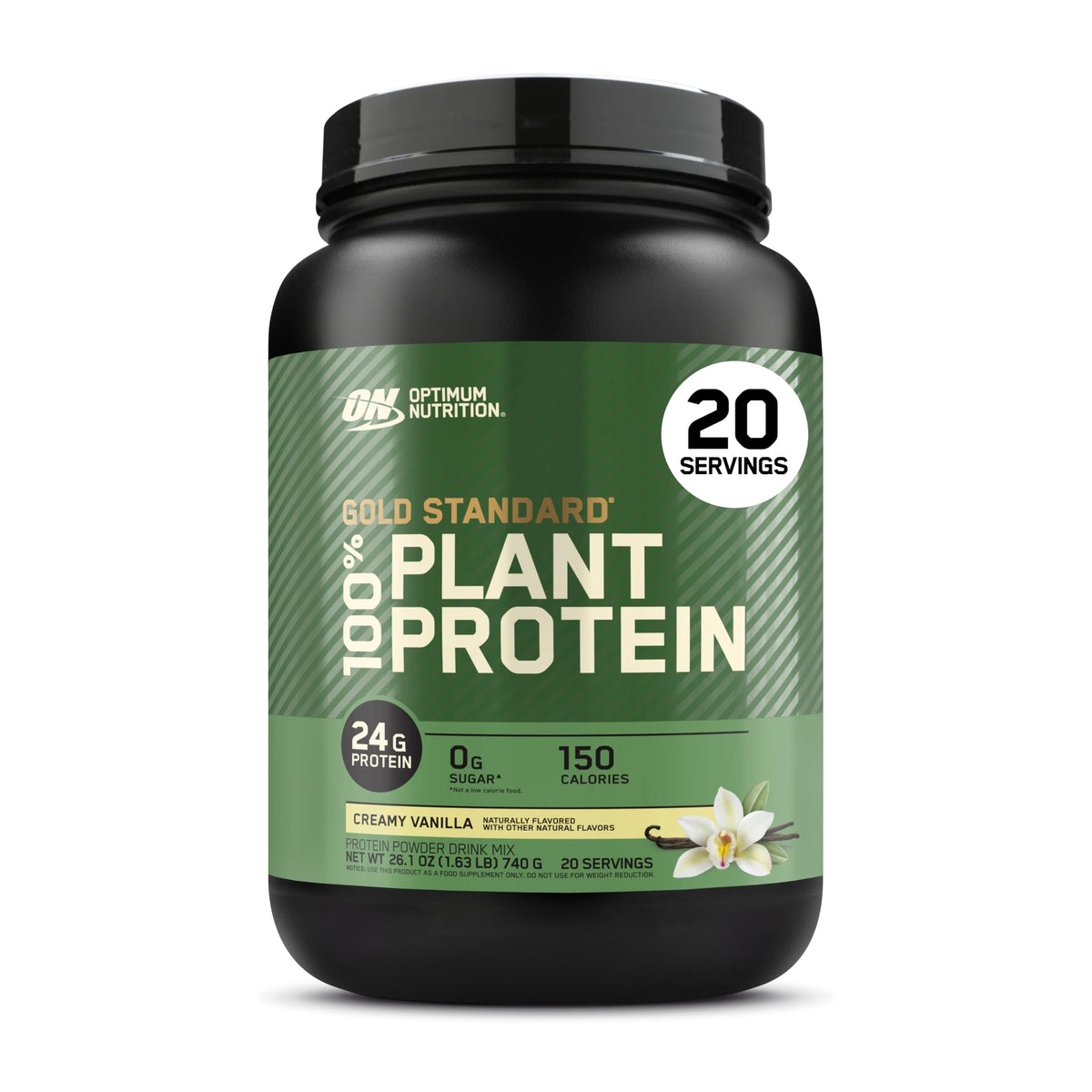 Plant Based Protein Powder Creamy Vanilla 20 Servings H10484