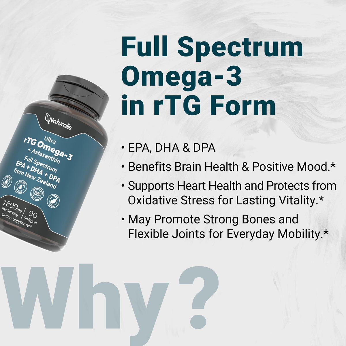 Omega 3 Fish Oil 1800mg 90 Softgels N761