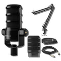 USB Dynamic Broadcast Microphone with Boom Arm and XLR Cable I498