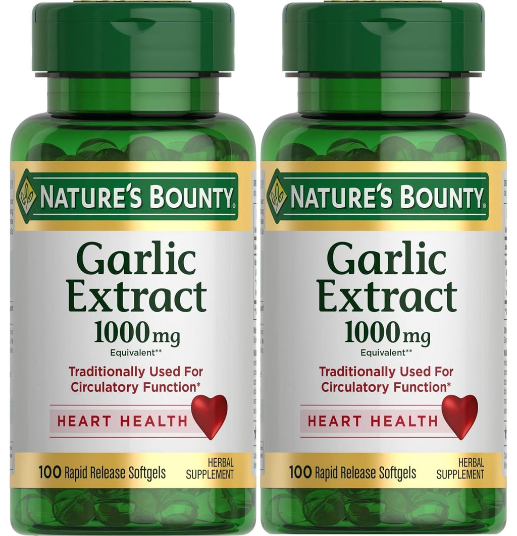 Garlic Extract 1000 mg Softgels Pack of 2 D495