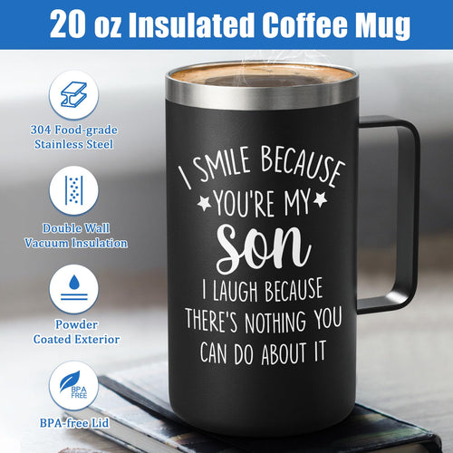 20oz Stainless Steel Insulated Coffee Mug Z131