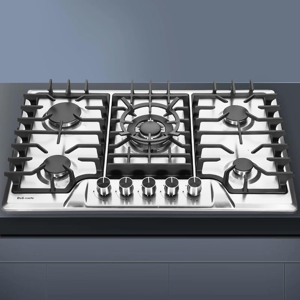 30 Inch 5 Burners Stainless Steel Gas Cooktop C717