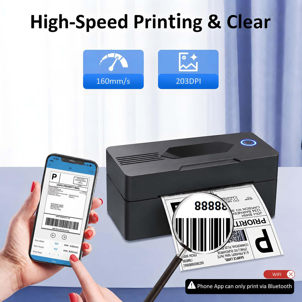 Bluetooth 4x6 Thermal Label Printer N306566