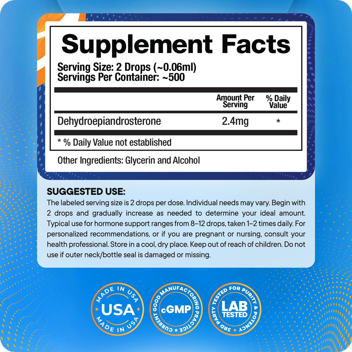 DHEA Liquid Drops 30 ml G537