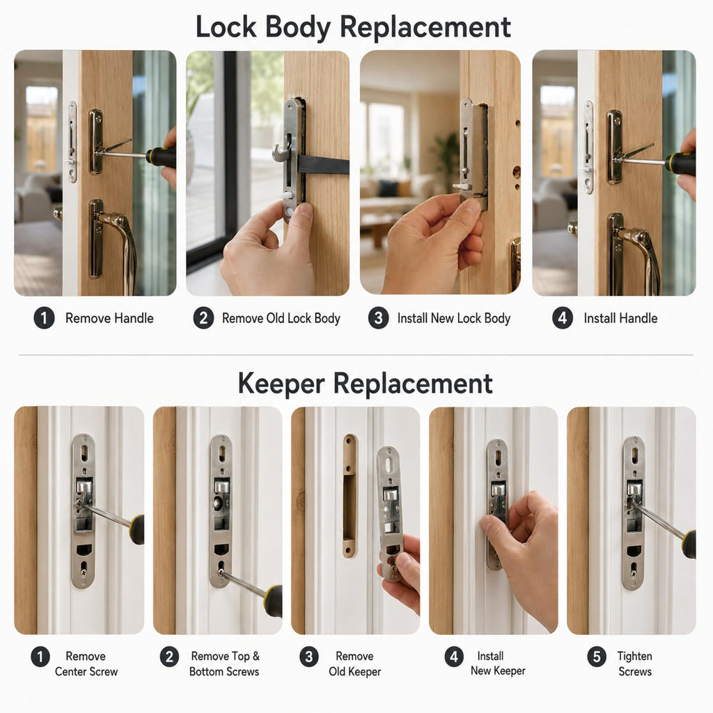 Sliding Door Lock Replacement Kit Q50807
