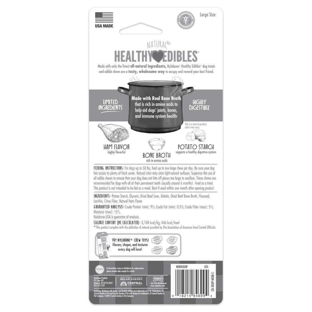 Large Ham Flavor Dog Treats W126458