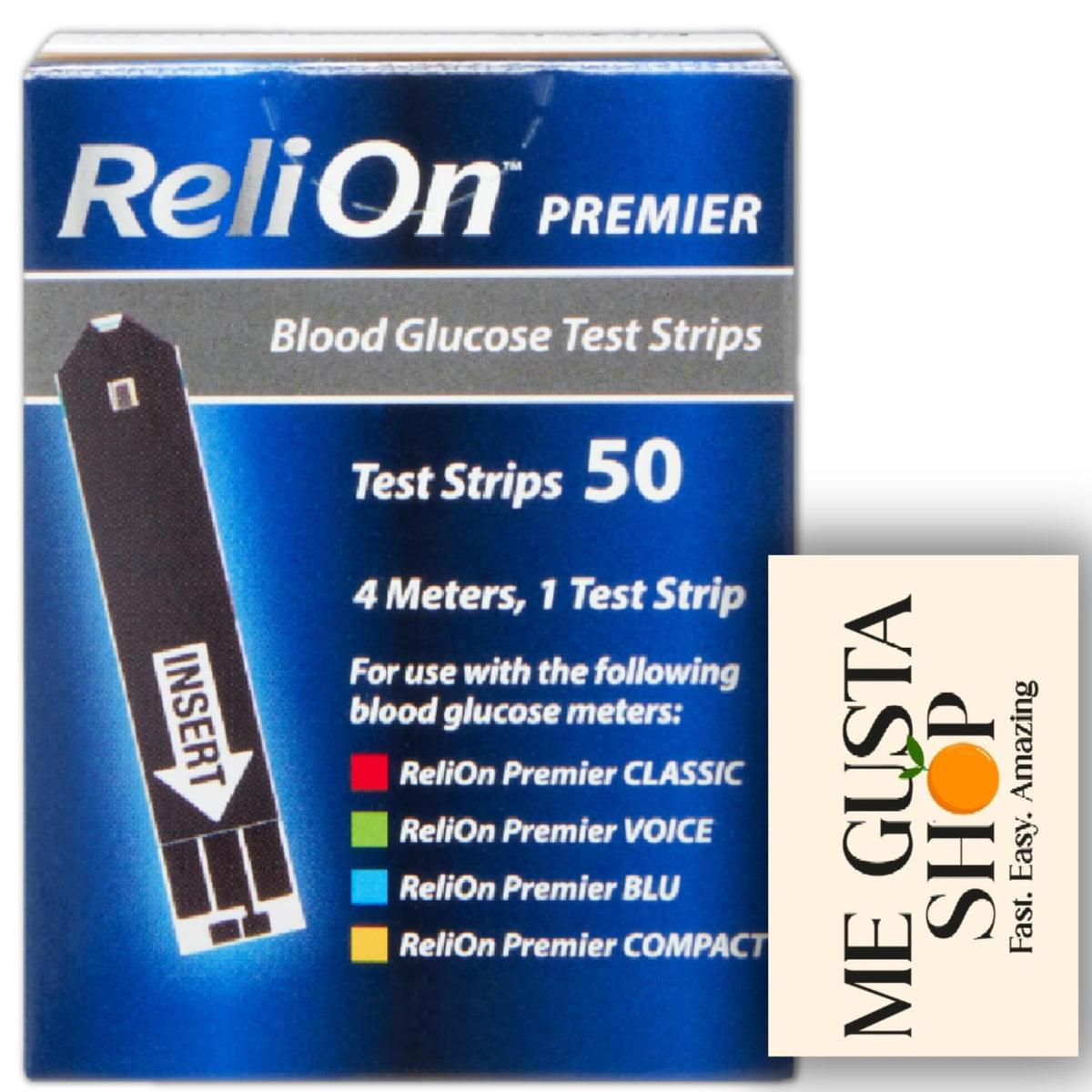 Blood Glucose Test Strips 50 Count R89789