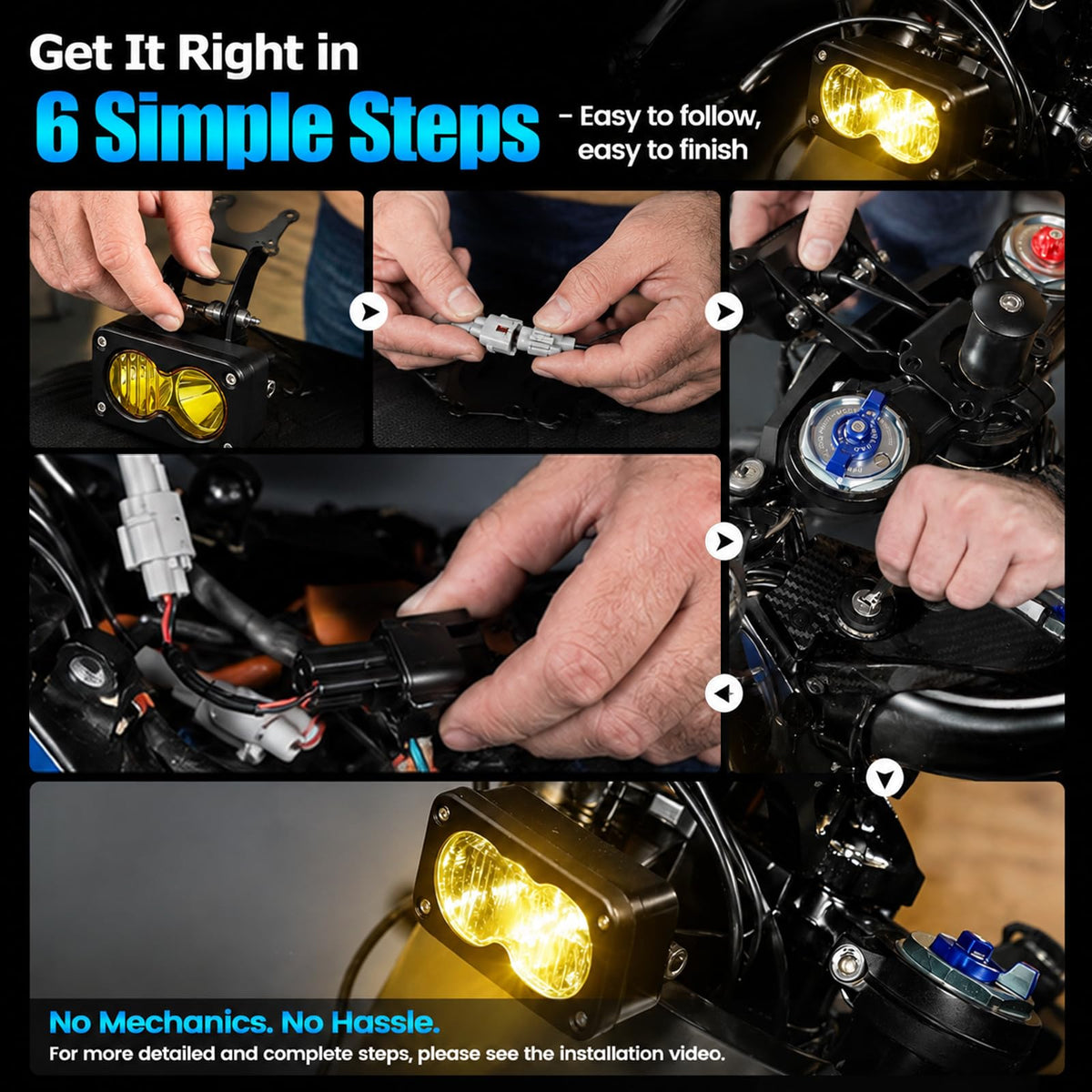 3" LED Headlight Kit C6178