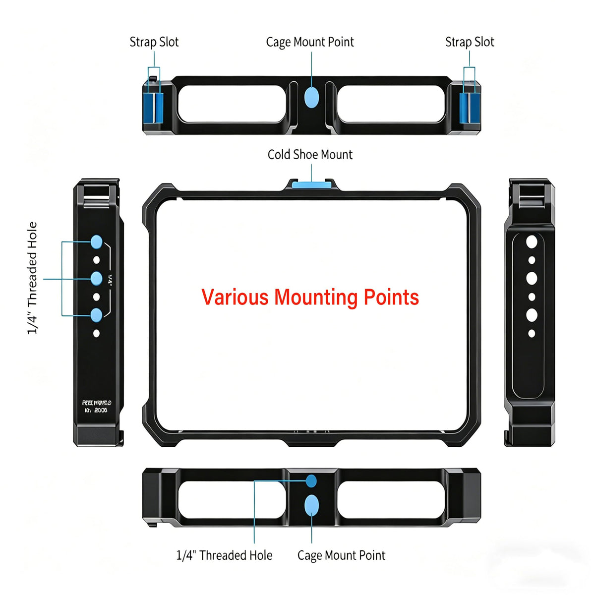 Camera Monitor Cage B64656