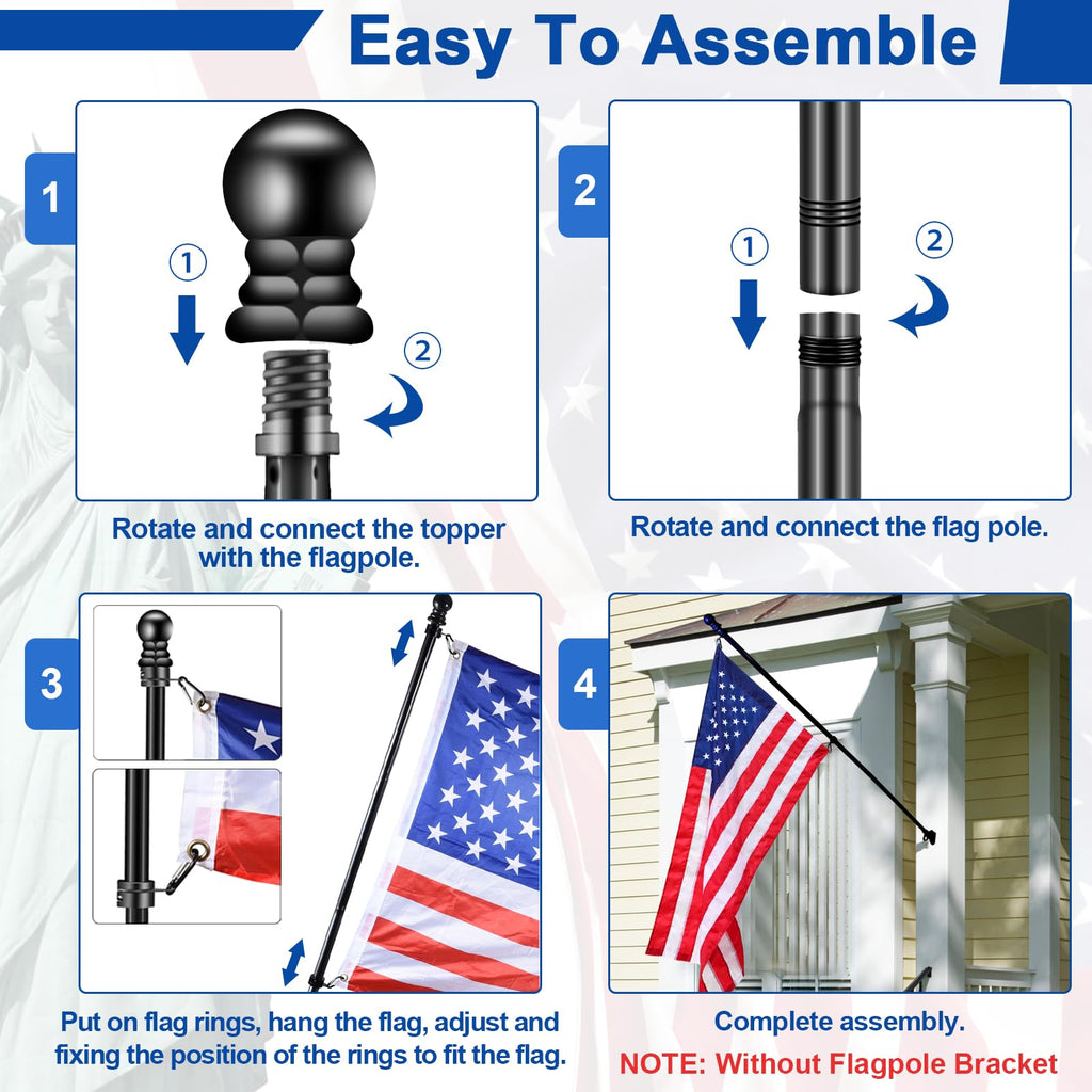 Black Flag Pole S25603