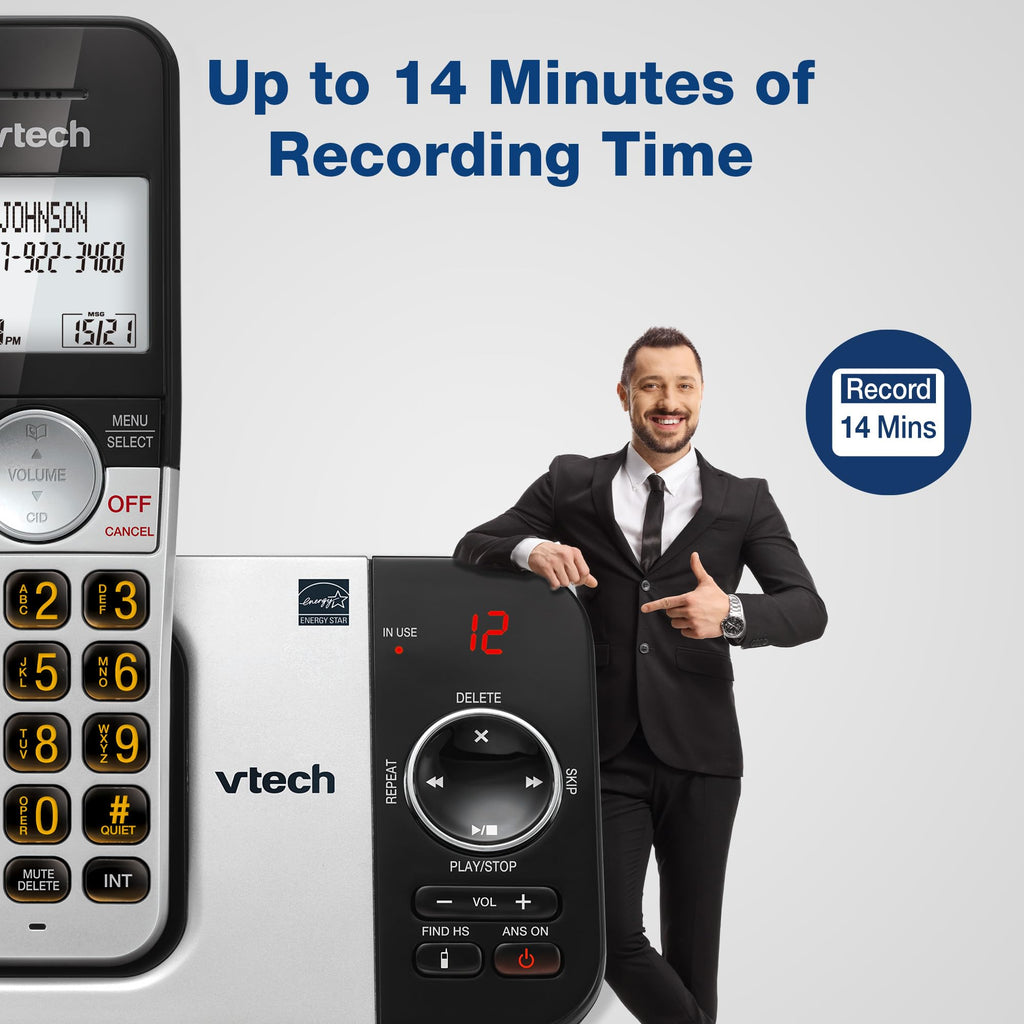 Cordless Home Phone with Answering Machine C452