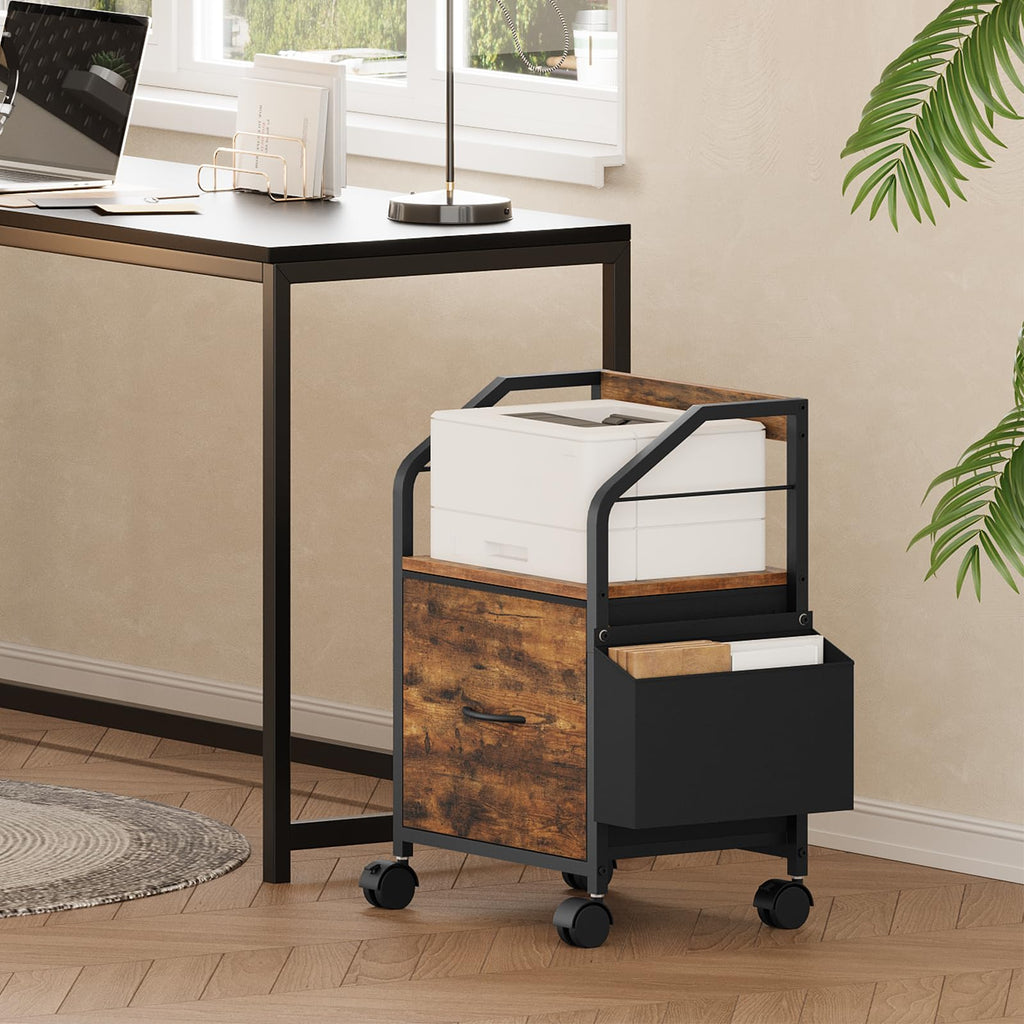 Small Rolling File Cabinet R428