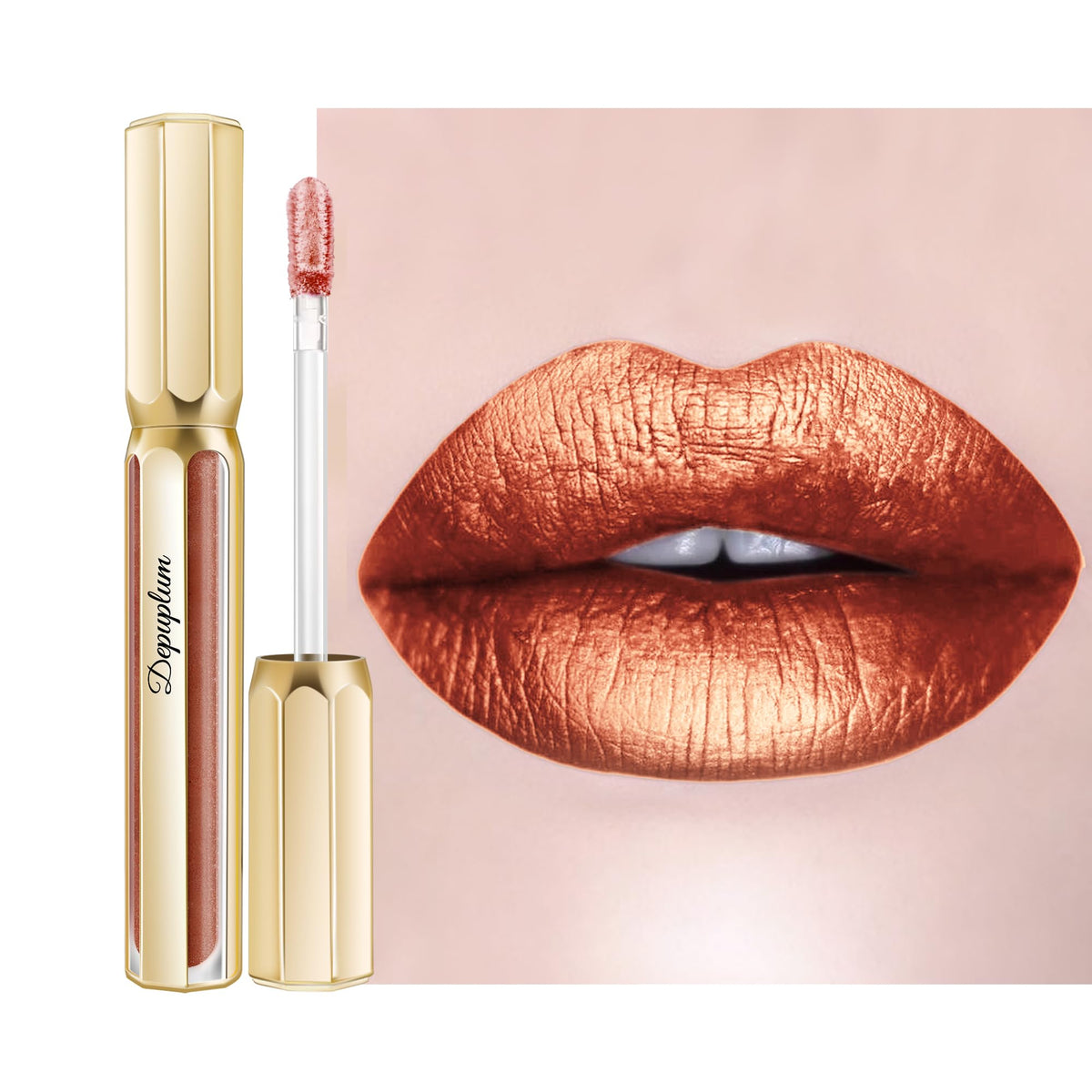 Metallic Reddish Brown Lipstick L863091