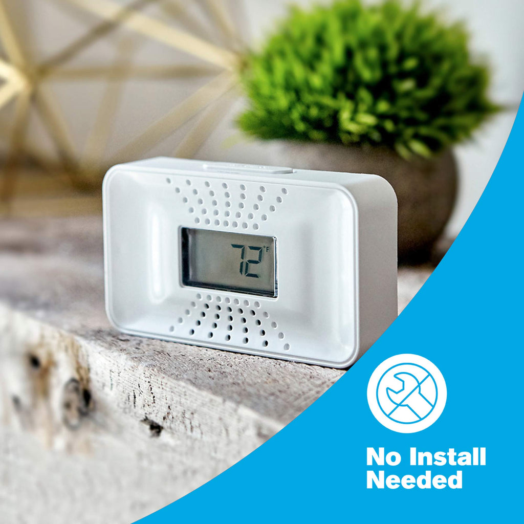 10-Year Battery Carbon Monoxide Alarm with Digital Display U737106