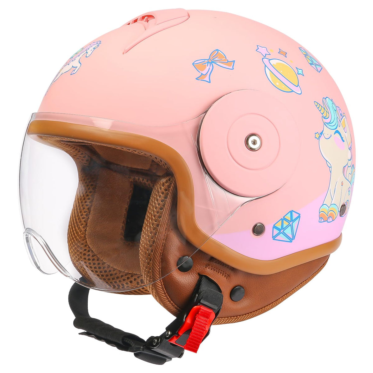 Kids 3/4 Open Face Motorcycle Helmet F294