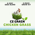 Chicken Grass Grow Kit 3 Pack Refill Kit S566