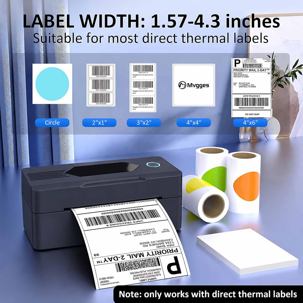 Bluetooth 4x6 Thermal Label Printer N306566