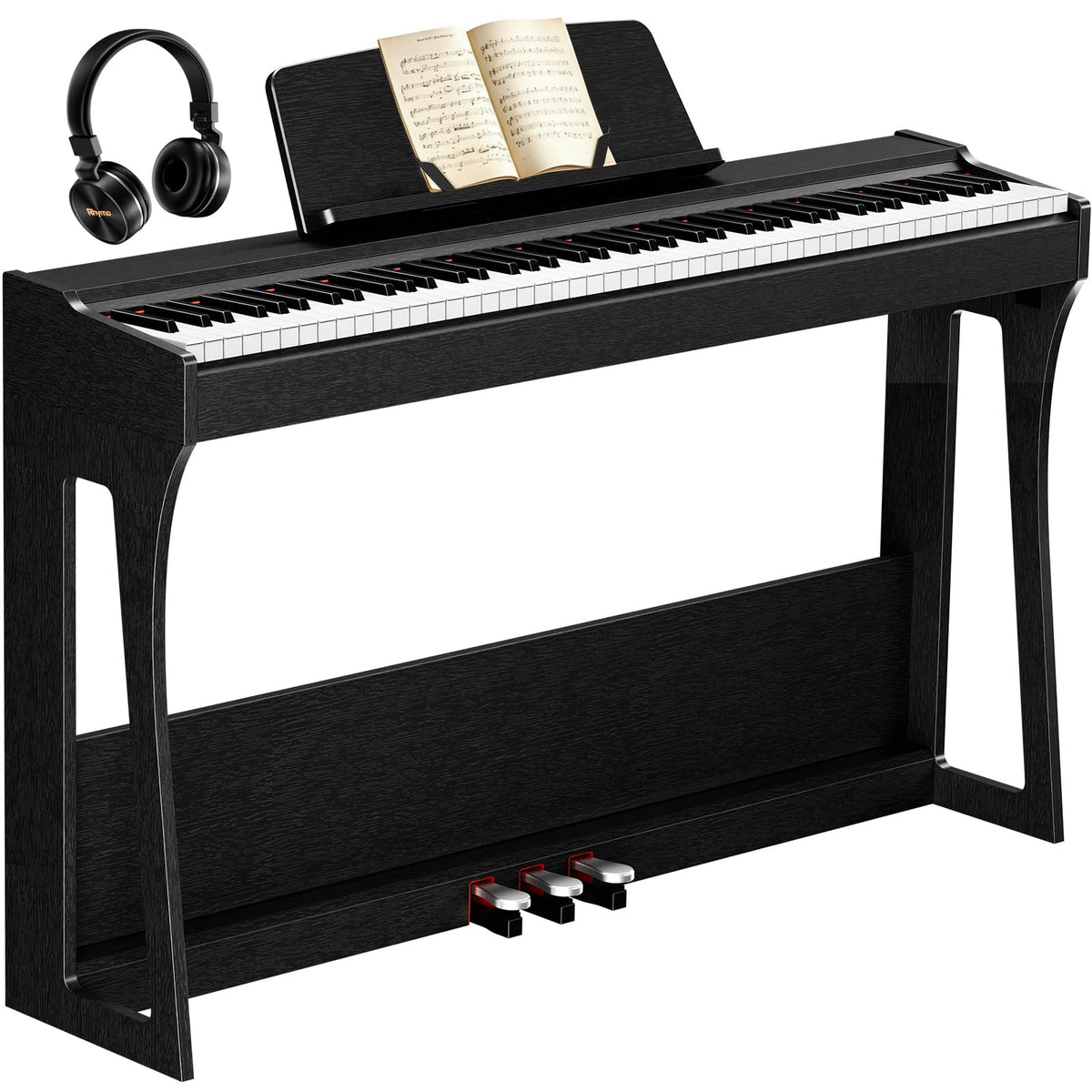 88-Key Weighted Keyboard Piano with Hammer Action T55121
