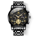 Waterproof Stainless Steel Multifunction Mens Watch L6133