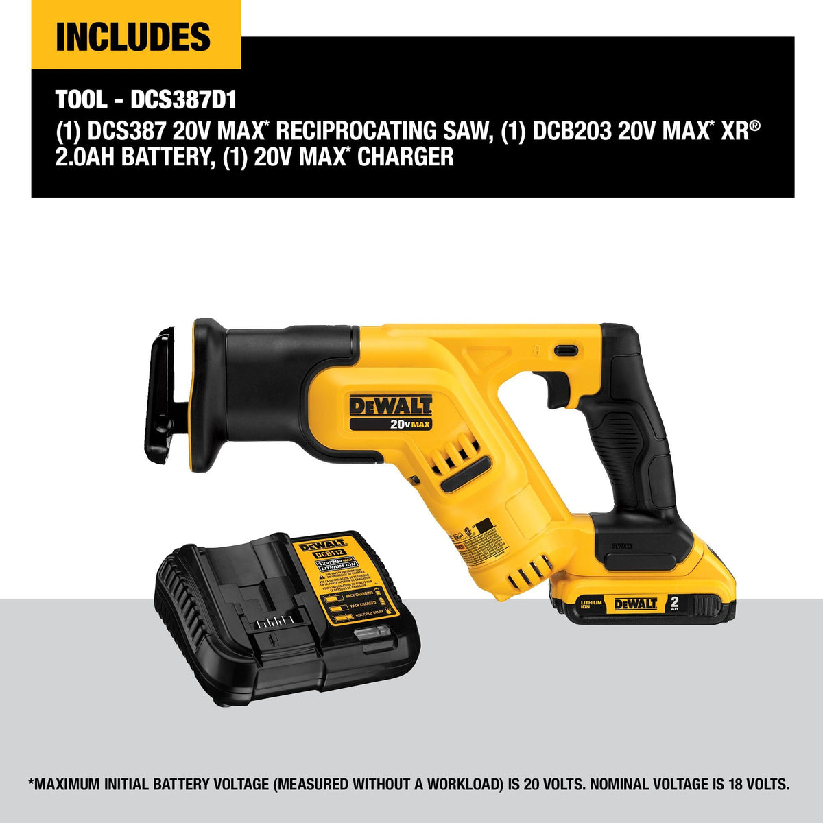 Cordless Reciprocating Saw Kit H15204