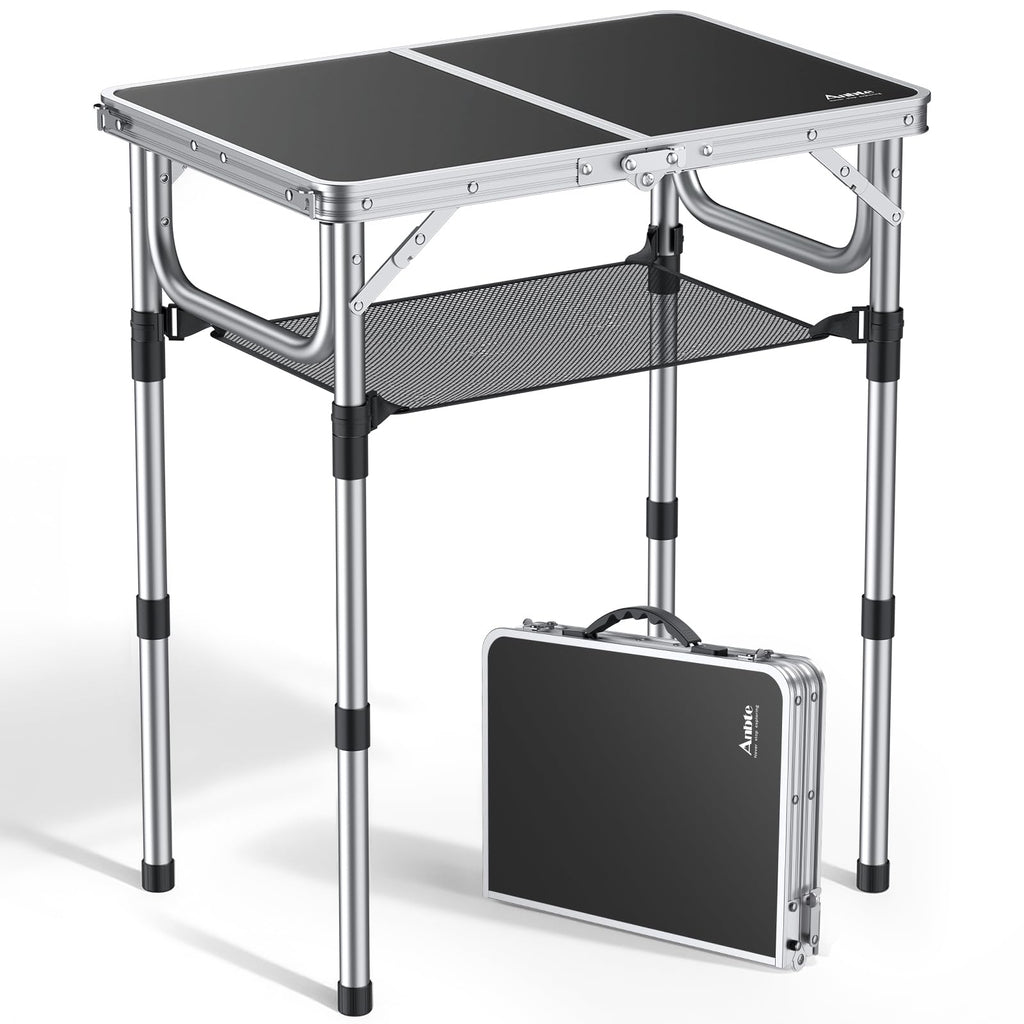 Folding Camping Table 24"X 16" Adjustable Height B59202