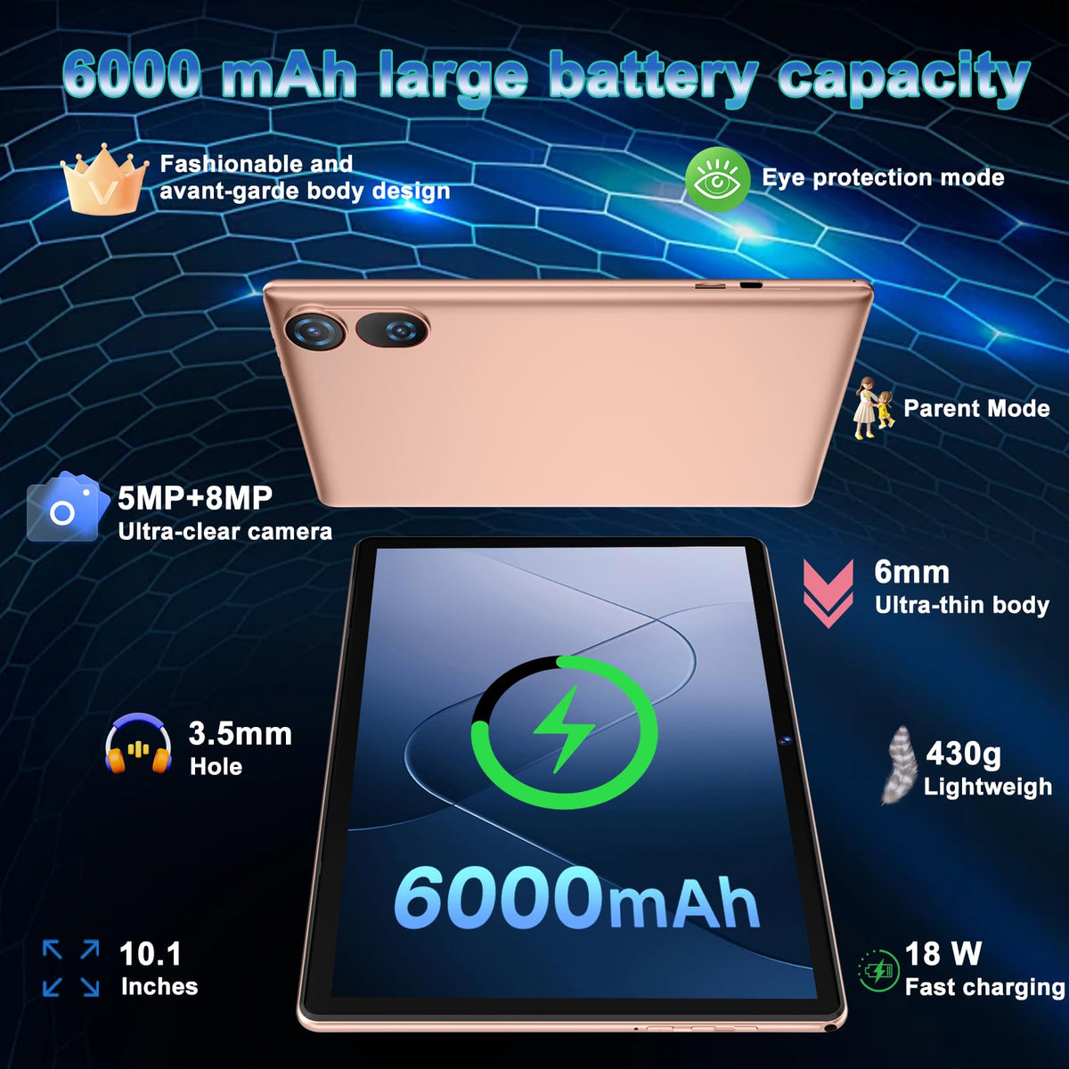 10.1 Inch Android Tablet with Keyboard & Mouse S643