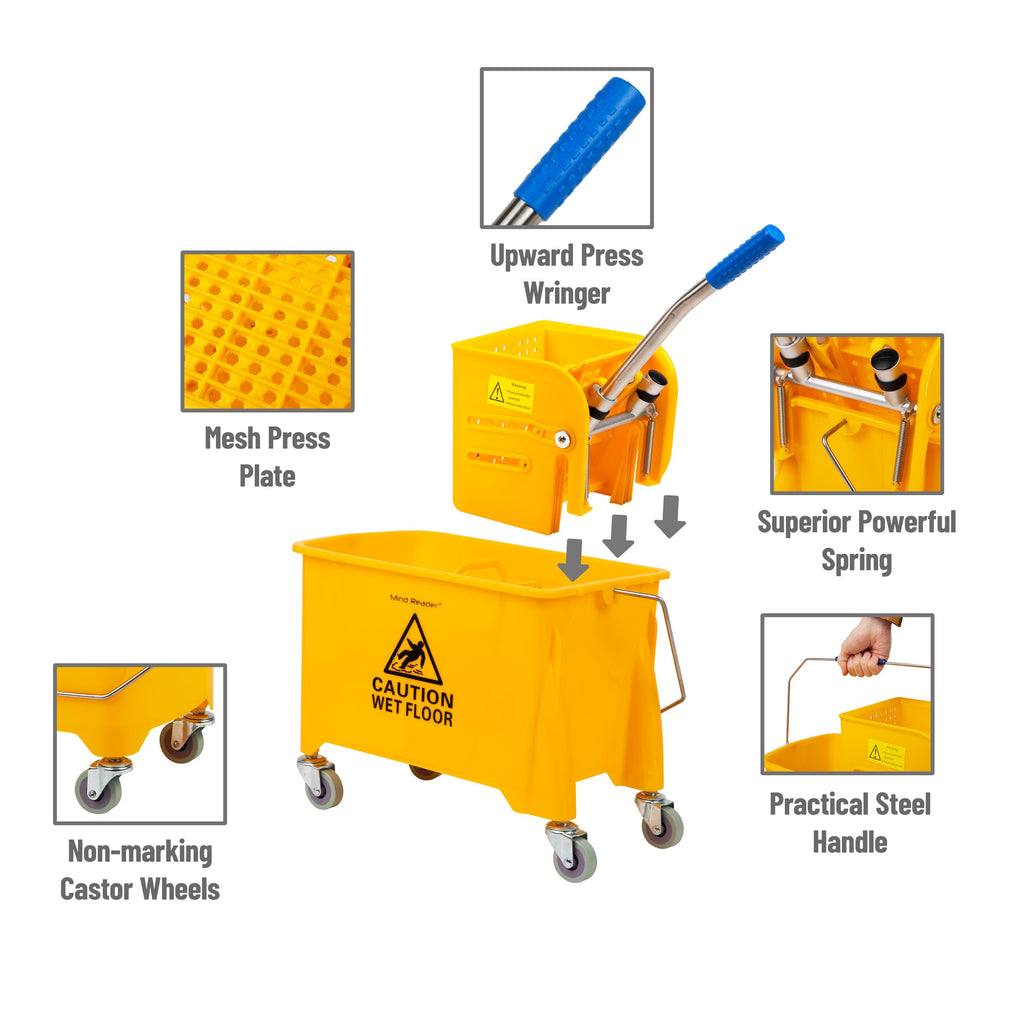 5.5-Gallon Mop Bucket with Wringer O211