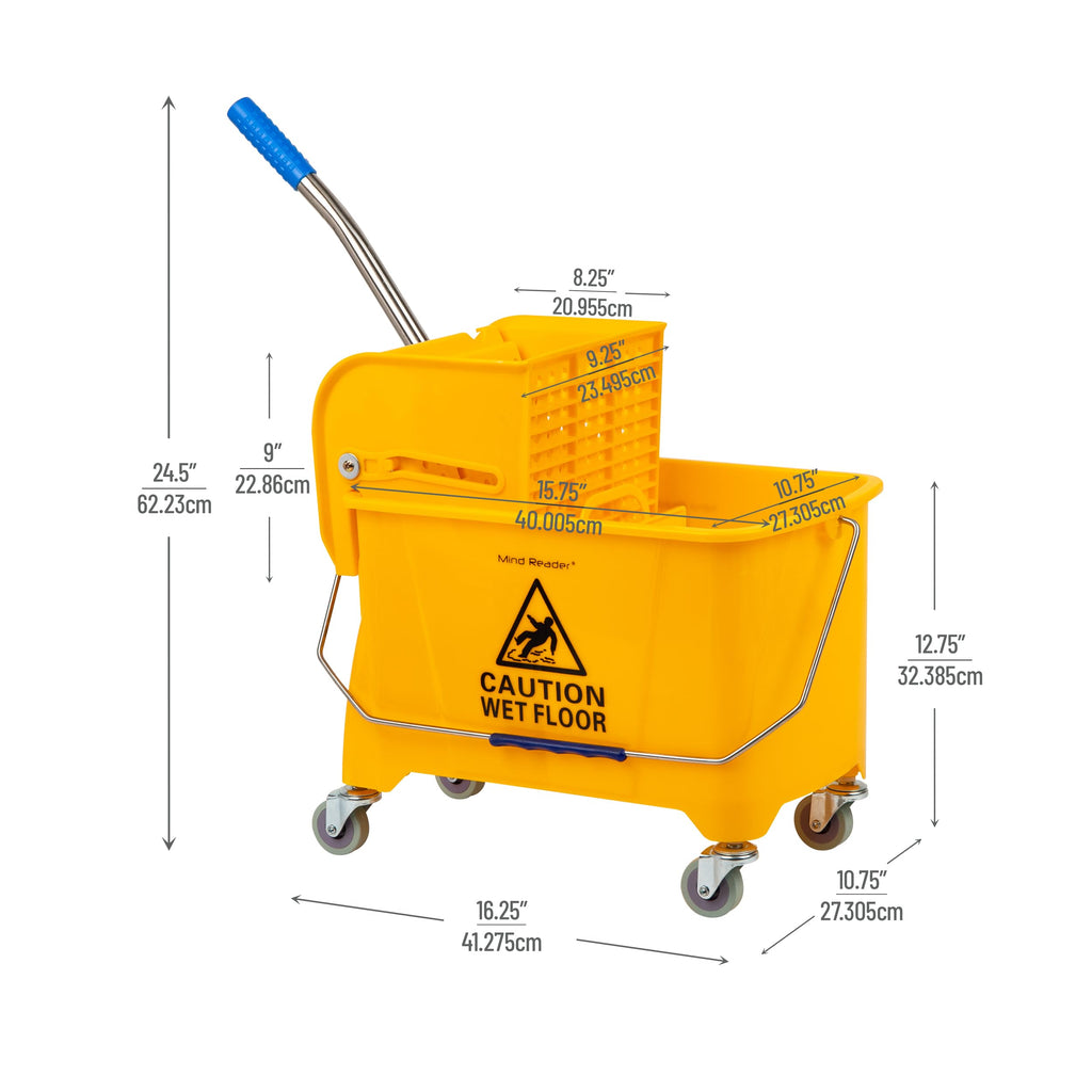 5.5-Gallon Mop Bucket with Wringer O211