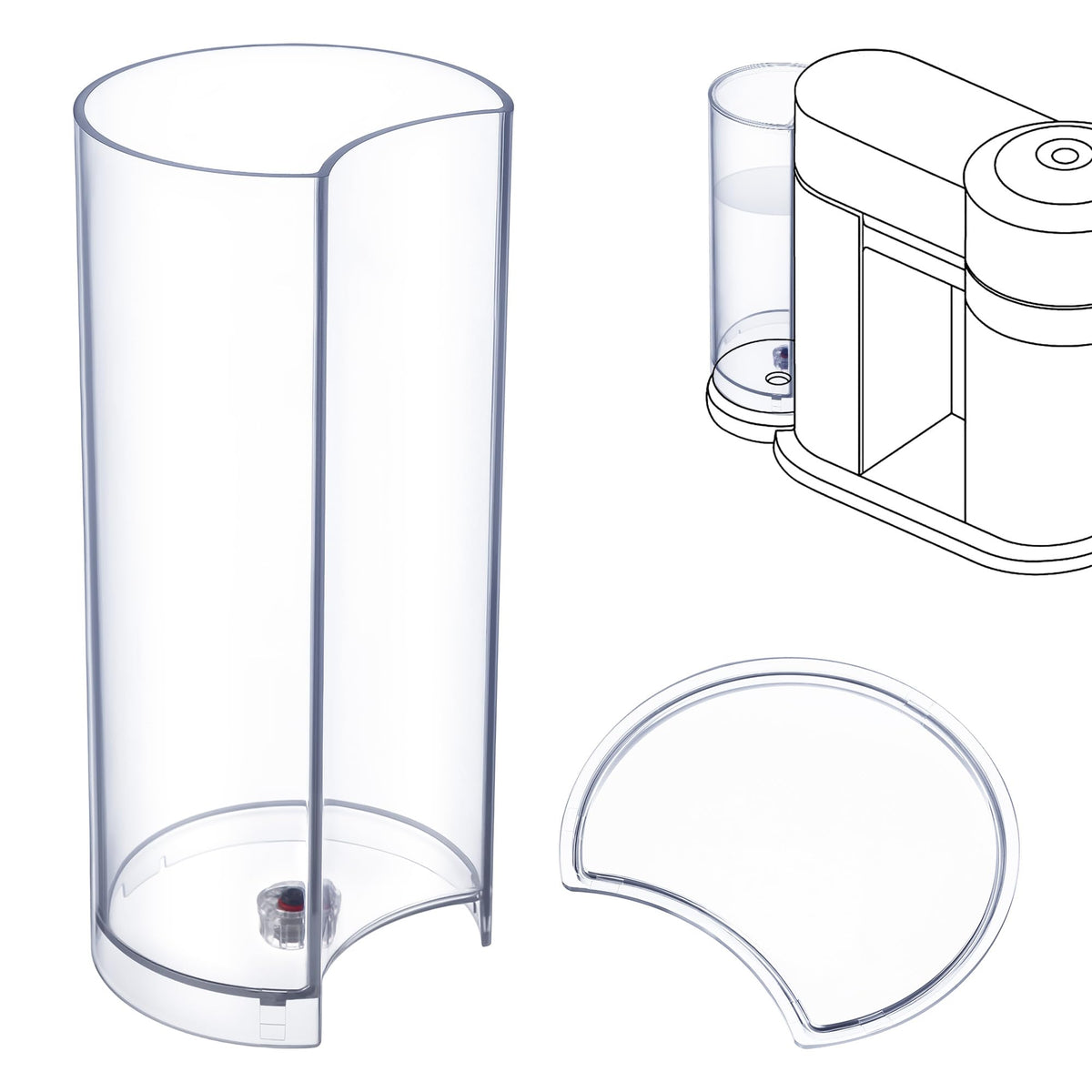 Coffee Machine Water Tank & Lid N2293