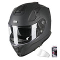 Full Face Motorcycle Helmet DOT Certified Matte Black Medium Q8504