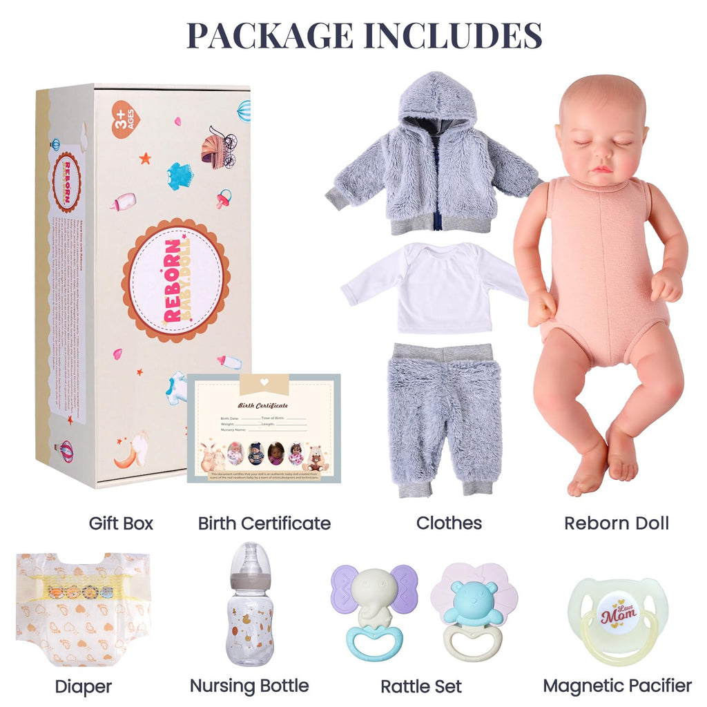 20 Inch Reborn Baby Doll with Soft Body H666515