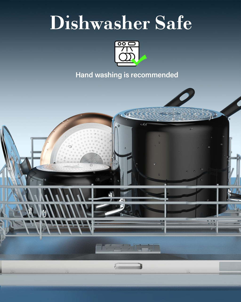 10.5 Quart Non Stick Stock Pot with Lid E9928