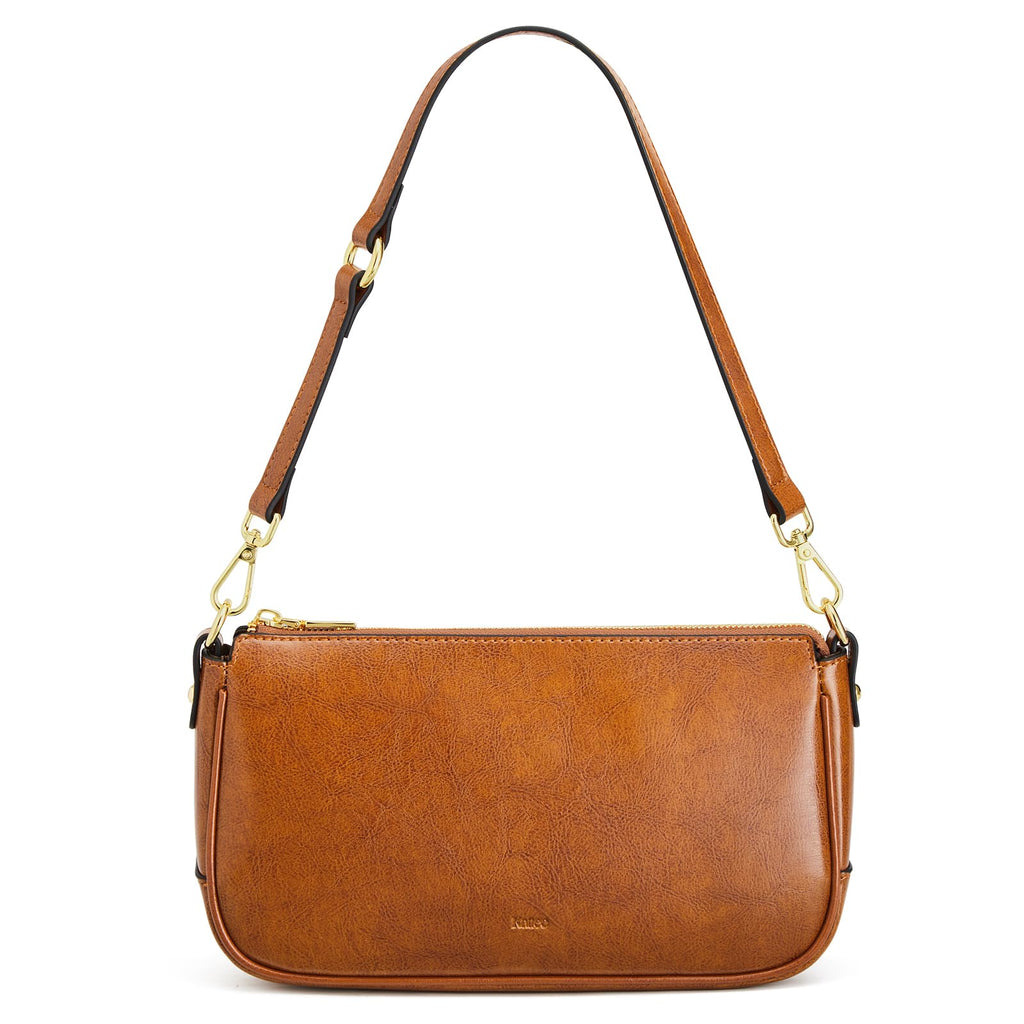 Leather Crossbody Bags with 2 Straps D9464