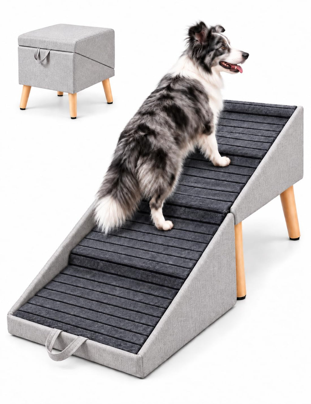 Dog Ramp and Pet Stairs 19" H L91919