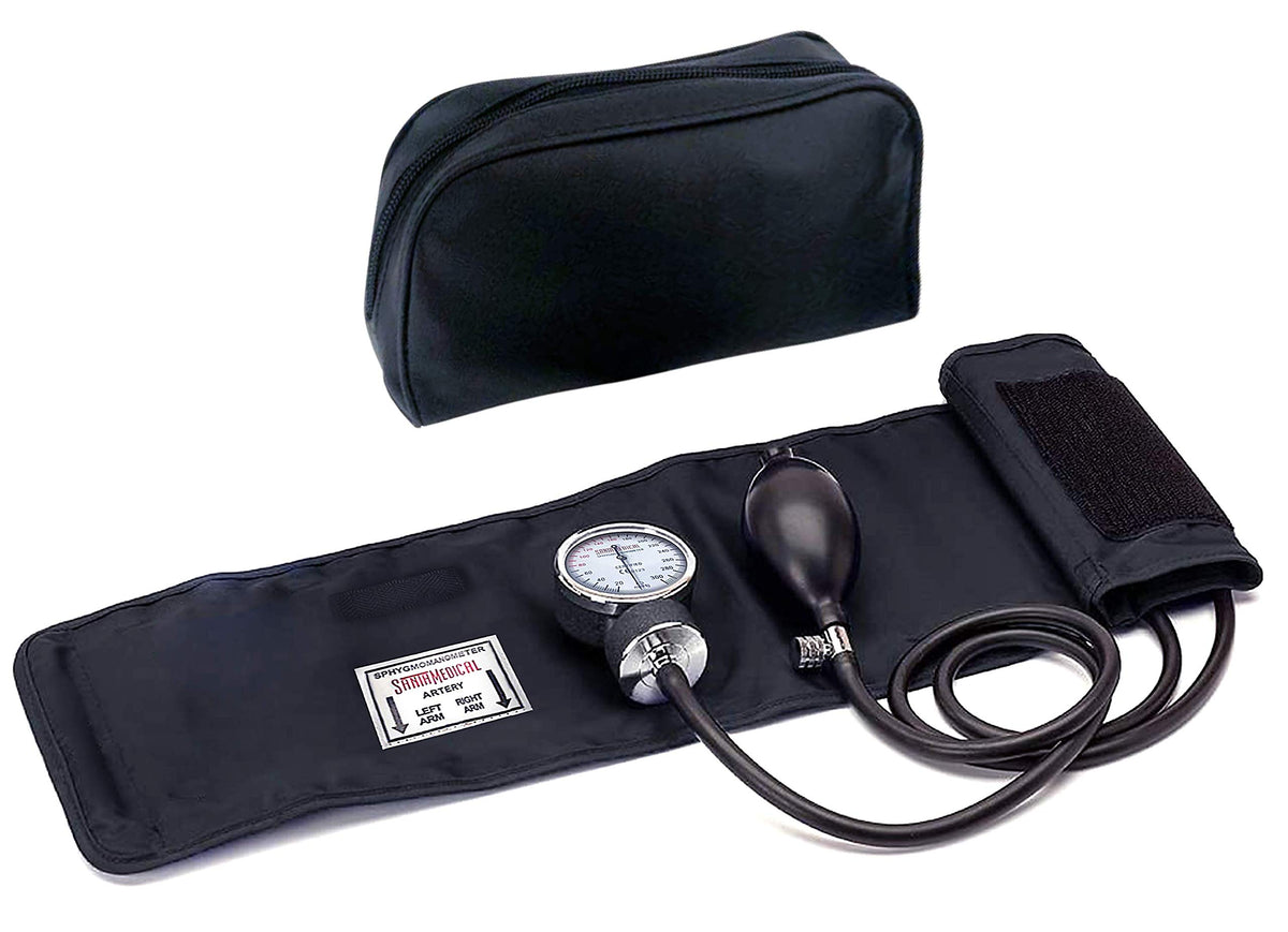 Manual Blood Pressure Cuff Adult Aneroid Sphygmomanometer H34615